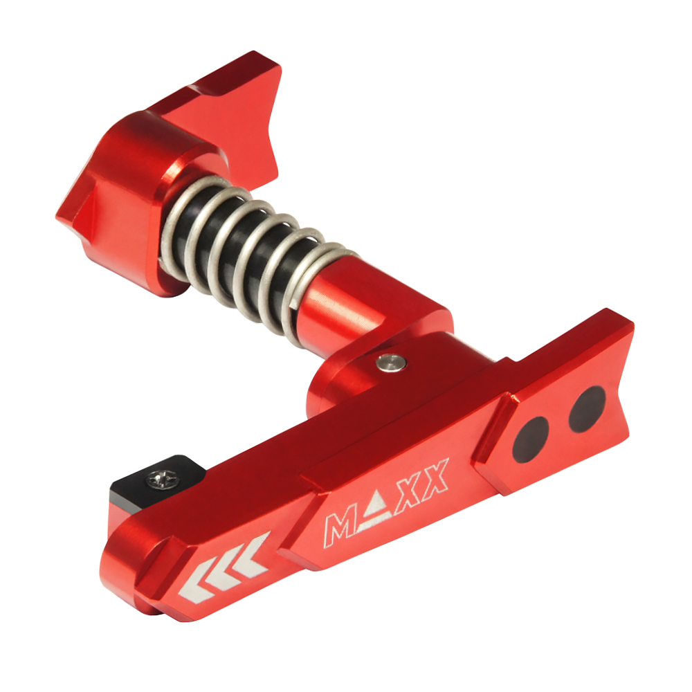 CNC Aluminum Advanced Magazine Release (Style A) (Red)