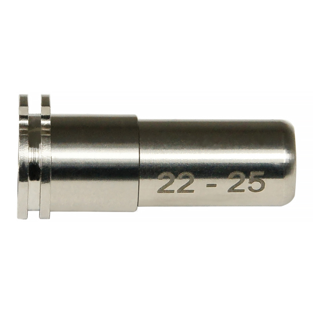 CNC Titanium Adjustable Air Seal Nozzle 22mm - 25mm for Airsoft AEG Series