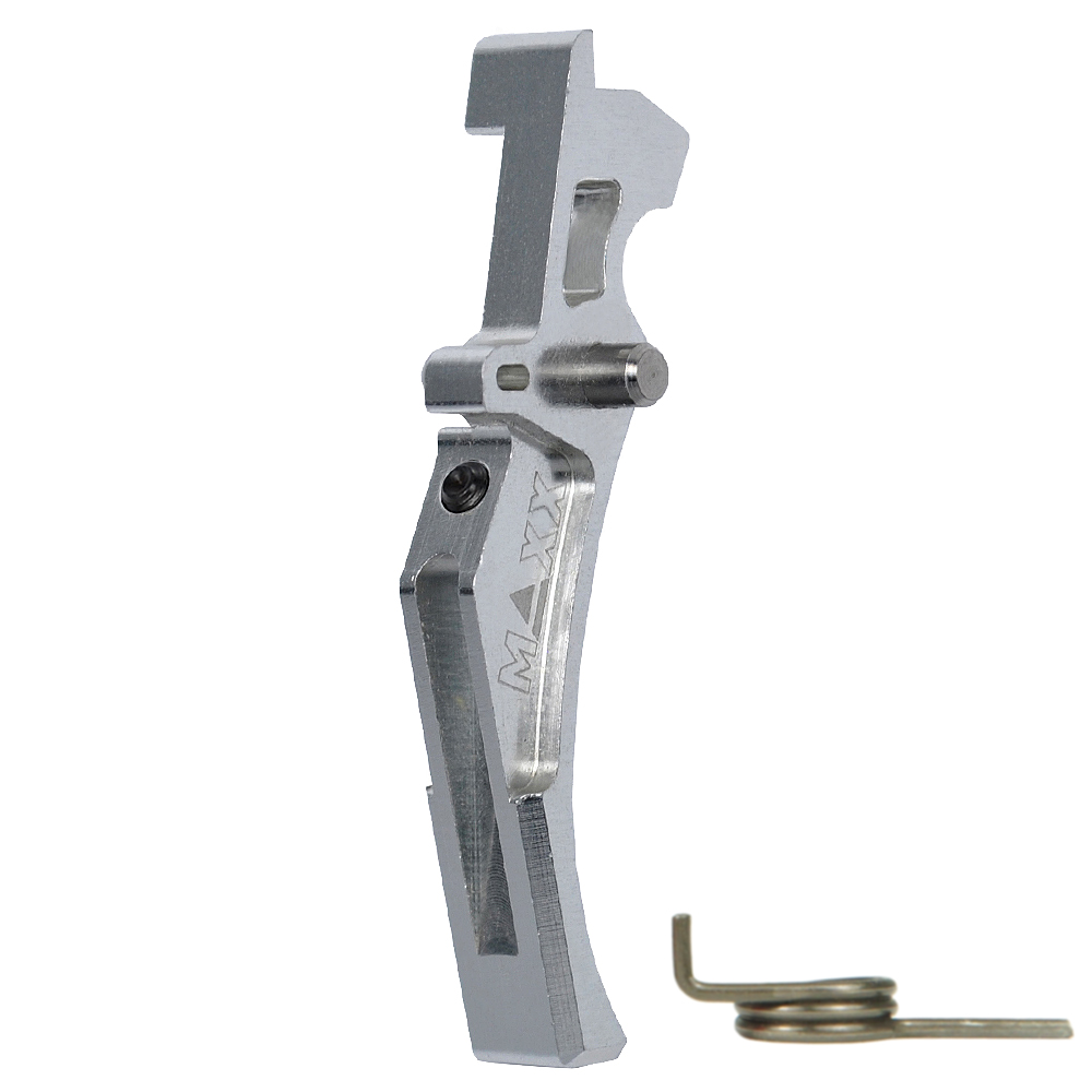 CNC Aluminum Advanced Trigger (Style D) (Silver)