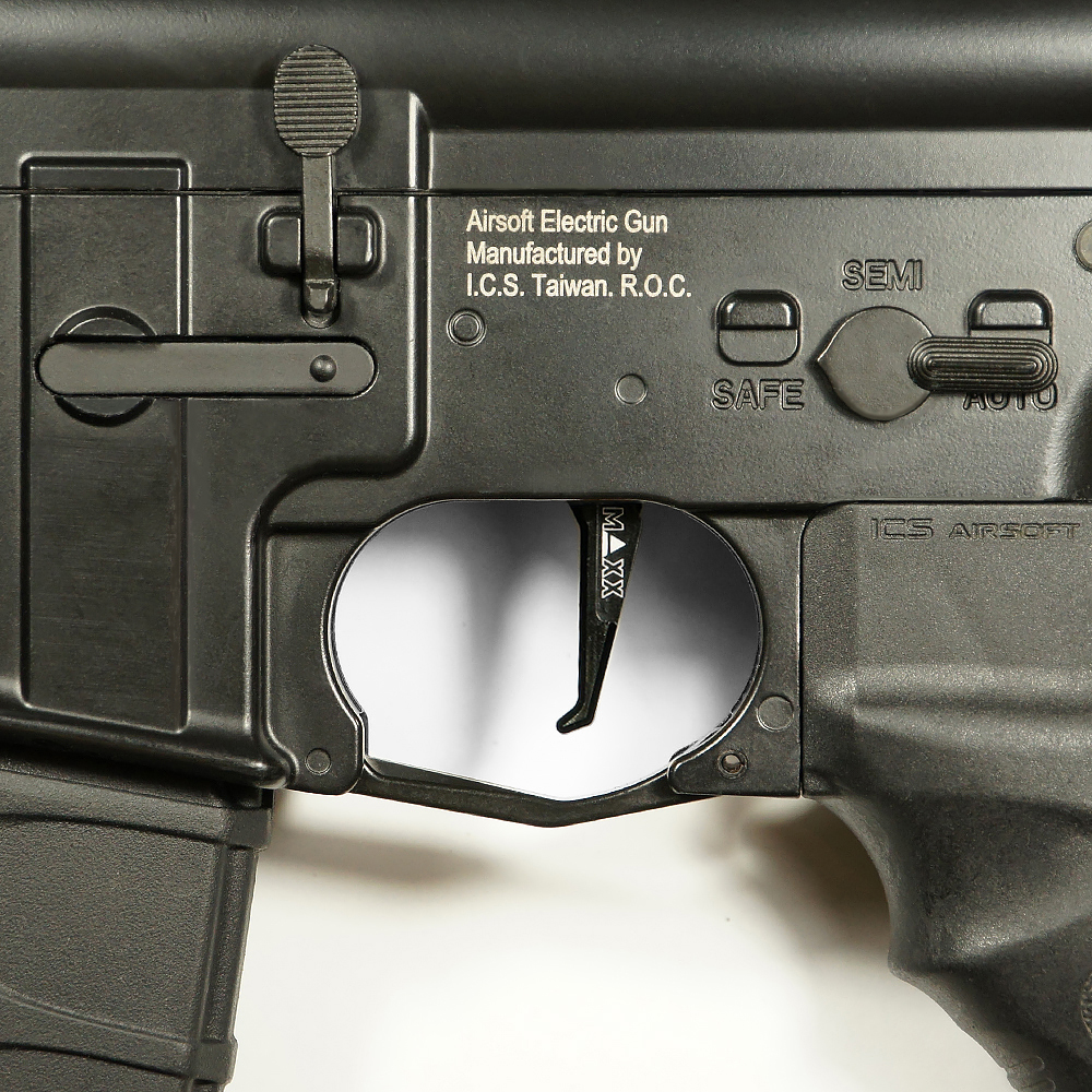CNC Aluminum Advanced Trigger (Style E) (Black)