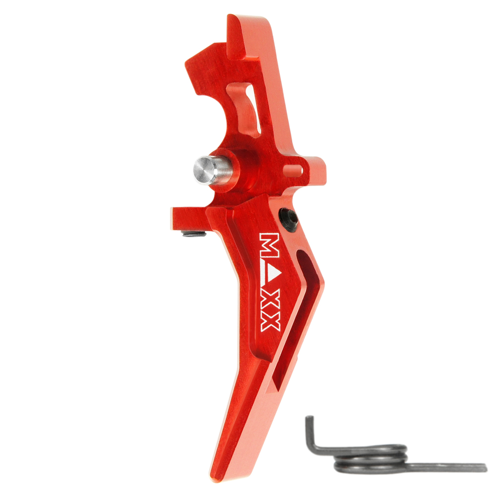 CNC Aluminum Advanced Speed Trigger (Style B) (Red)